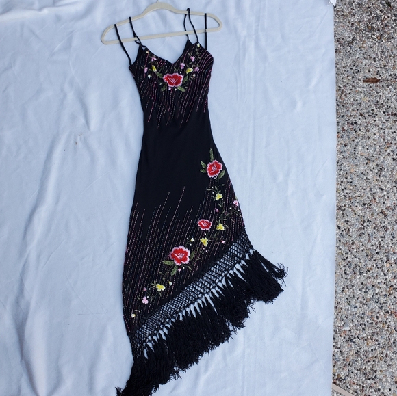 Cache Dresses & Skirts - NWOT Cache embroidered beaded floral dress 2